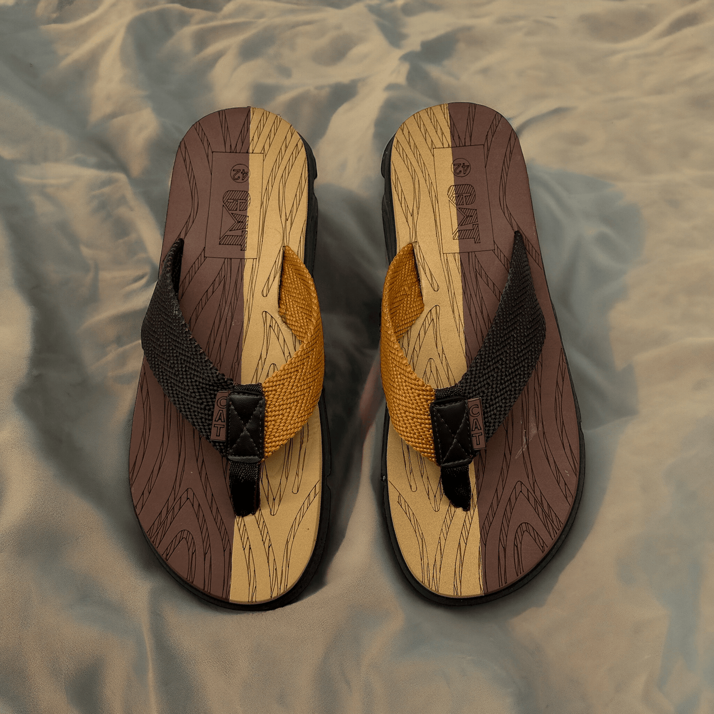 New Extra Soft Brown Skin Flip Flop Slipper