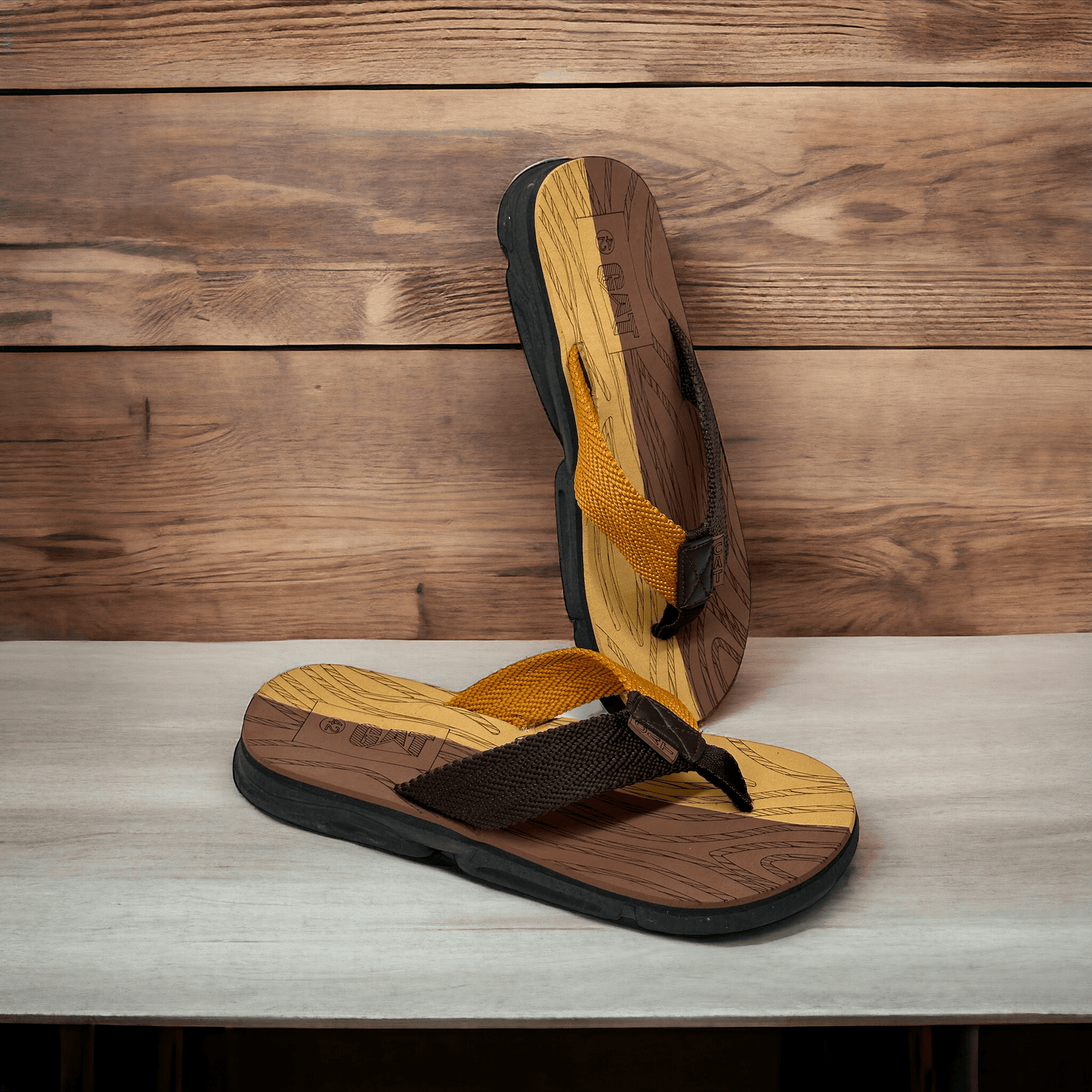 New Extra Soft Brown Skin Flip Flop Slipper