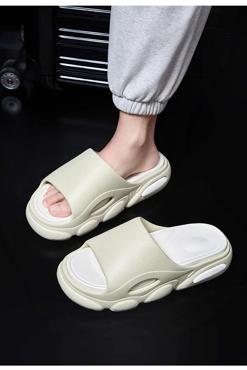 Thick Sole Soft House Slipper For Men/Women - Thick Bottom Increases Leg Length - Height Boosted House Chappal